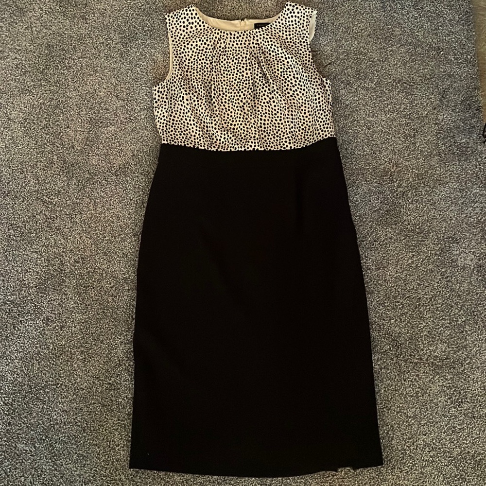 Polka dot office dress